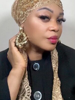 Luxury Lace Stoned Turban Scarves with Elastic to the back in different Colours