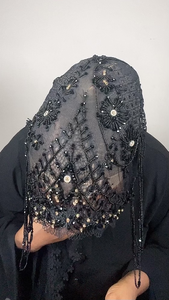 Luxury Lace Stoned Scarves - Image 5