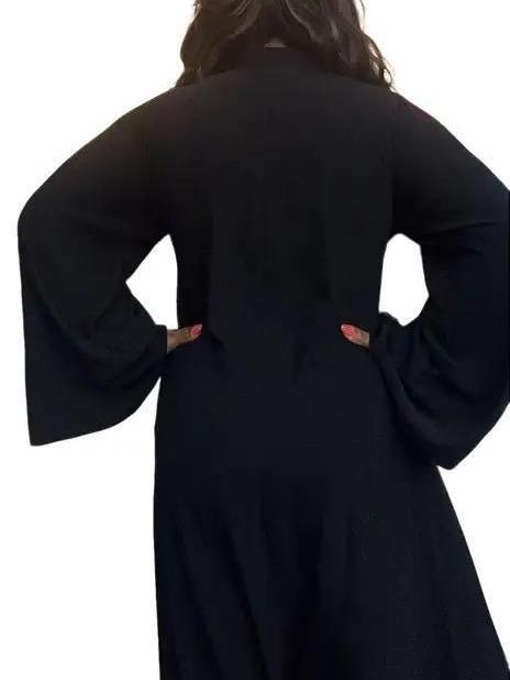 Buttons Luxury Abaya without Scarf - Image 3