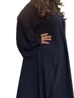 Buttons Luxury Abaya without Scarf - Image 4