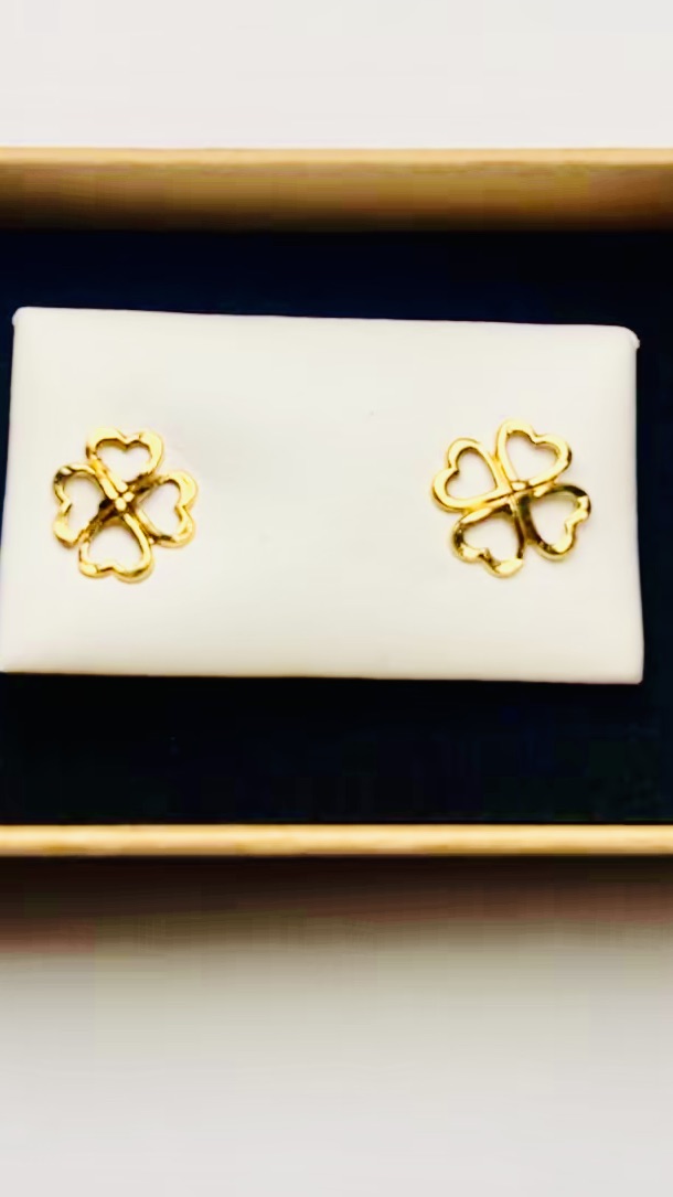 Elegant 21K Stud earrings