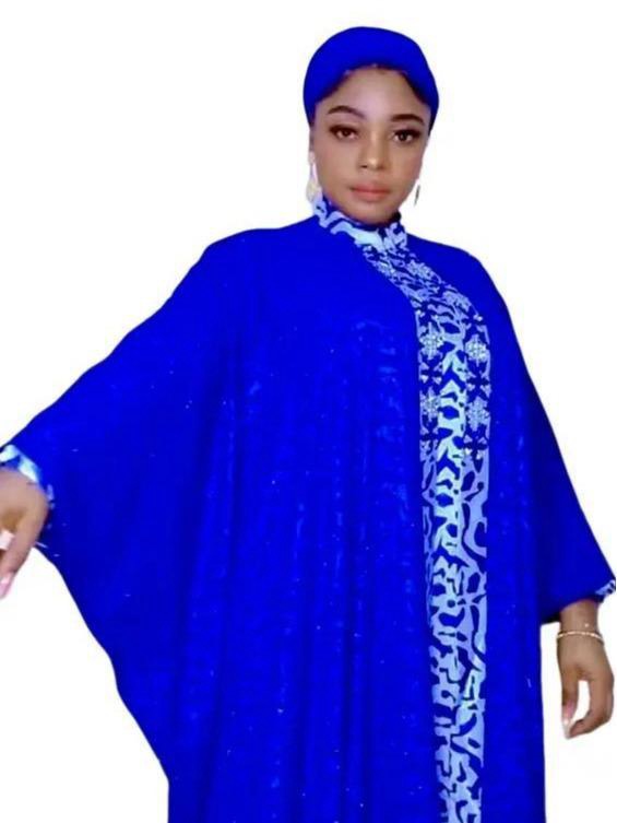 Luxury By Ti 3 Pieces Abaya with Full Stones to the abaya Jacket, Inner with an Inner belt,Comes with Scarf and beaded to the Upper Neck - Image 3