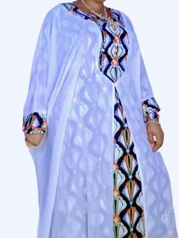 Luxury By Ti 3 Pieces Abaya with Inner Belt to the Abaya Jacket,Beaded to the Front of Abaya Jacket,Come with A Scarf and Stoned All over the Abaya Jacket.