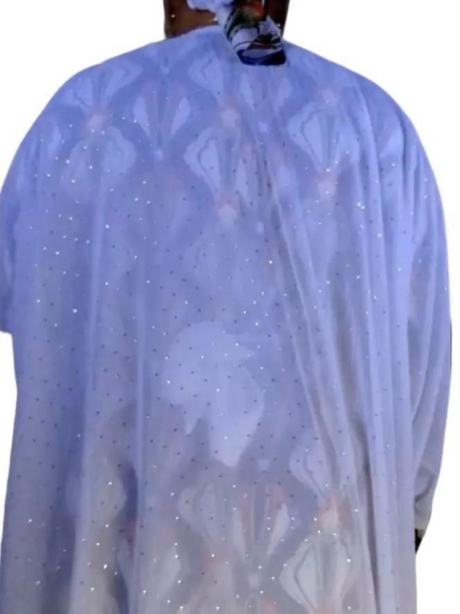 Luxury By Ti 3 Pieces Abaya with Inner Belt to the Abaya Jacket,Beaded to the Front of Abaya Jacket,Come with A Scarf and Stoned All over the Abaya Jacket. - Image 3