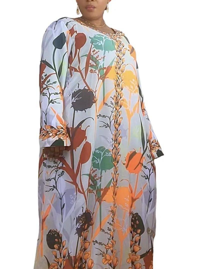 Fad Collection Floral Abaya Dress - Image 5