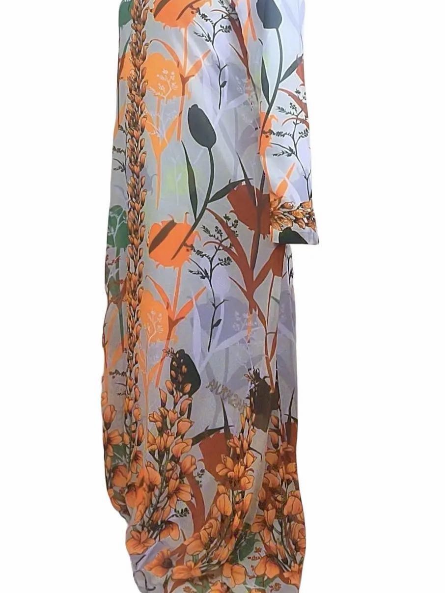 Fad Collection Floral Abaya Dress - Image 3