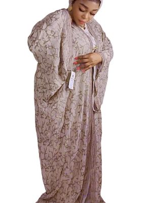 Jemeenah Collection 3 Pieces Abaya with Patterns.