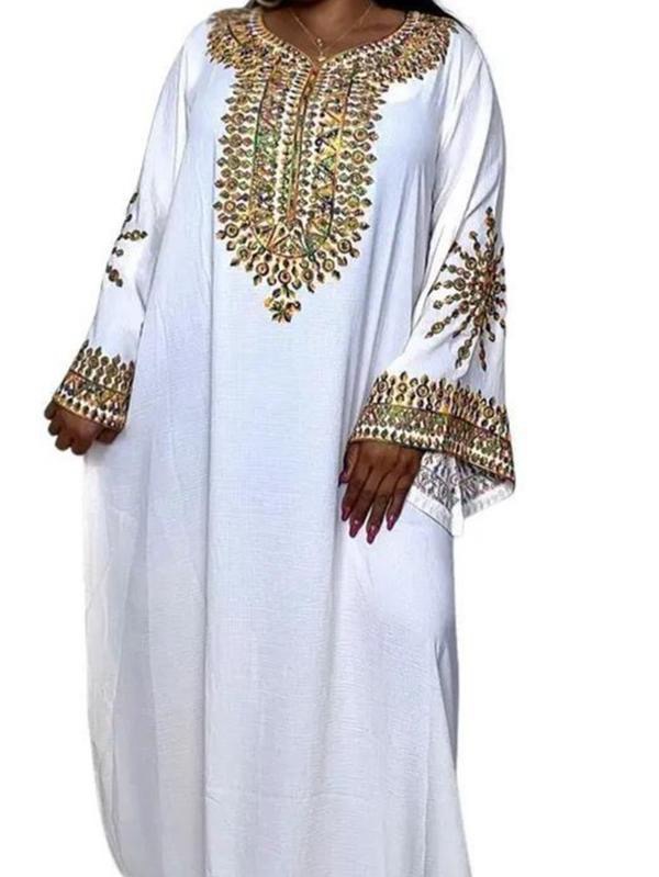 Shafeerah Kuwait Luxury Kaftan with Scarf Colour Embroidery Stones on Neck and Hands Perfect for All Occasions - Image 6