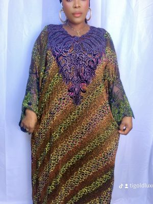 Maryam 3 Pieces Beautiful Luxury Abaya, All over Stoned Pattern Perfect For all Occassion and available in all sizes.